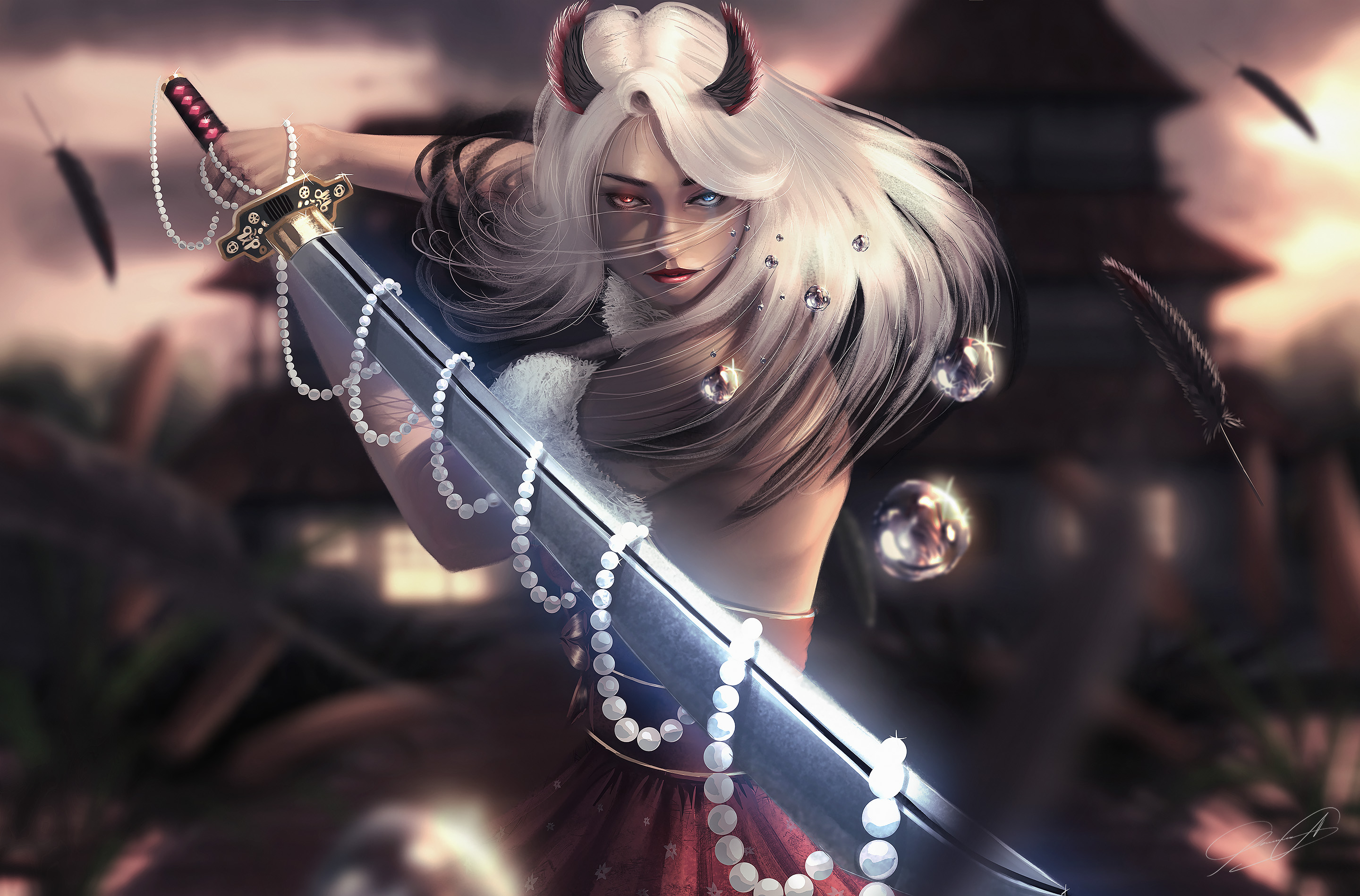 Yasira — Character Illustration, Art Commission Digital Painting von Nexeth, Concept Art