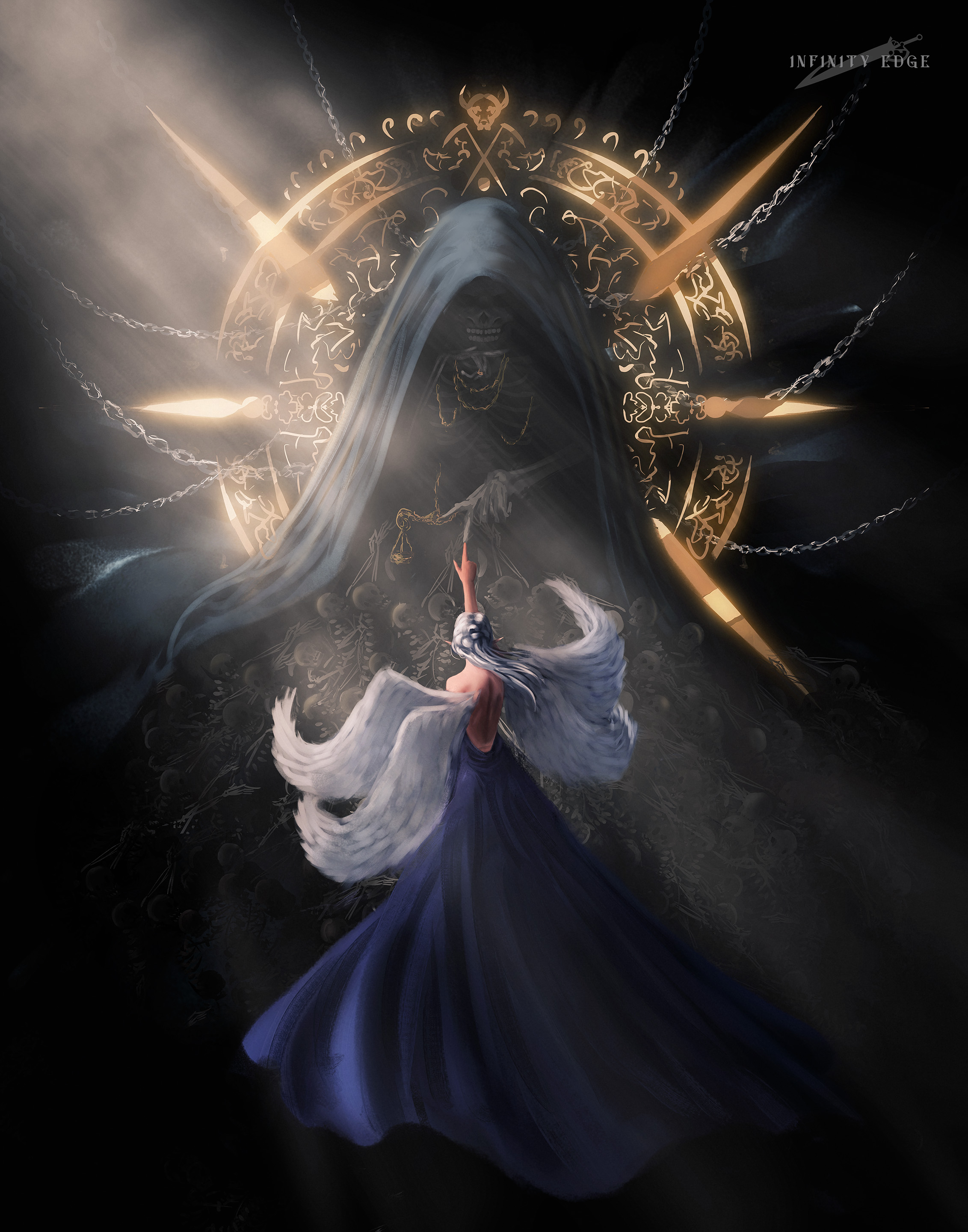 Deathcycle — Dystopisches Concept Art, Dark Digital Painting von Nexeth László, Dresden